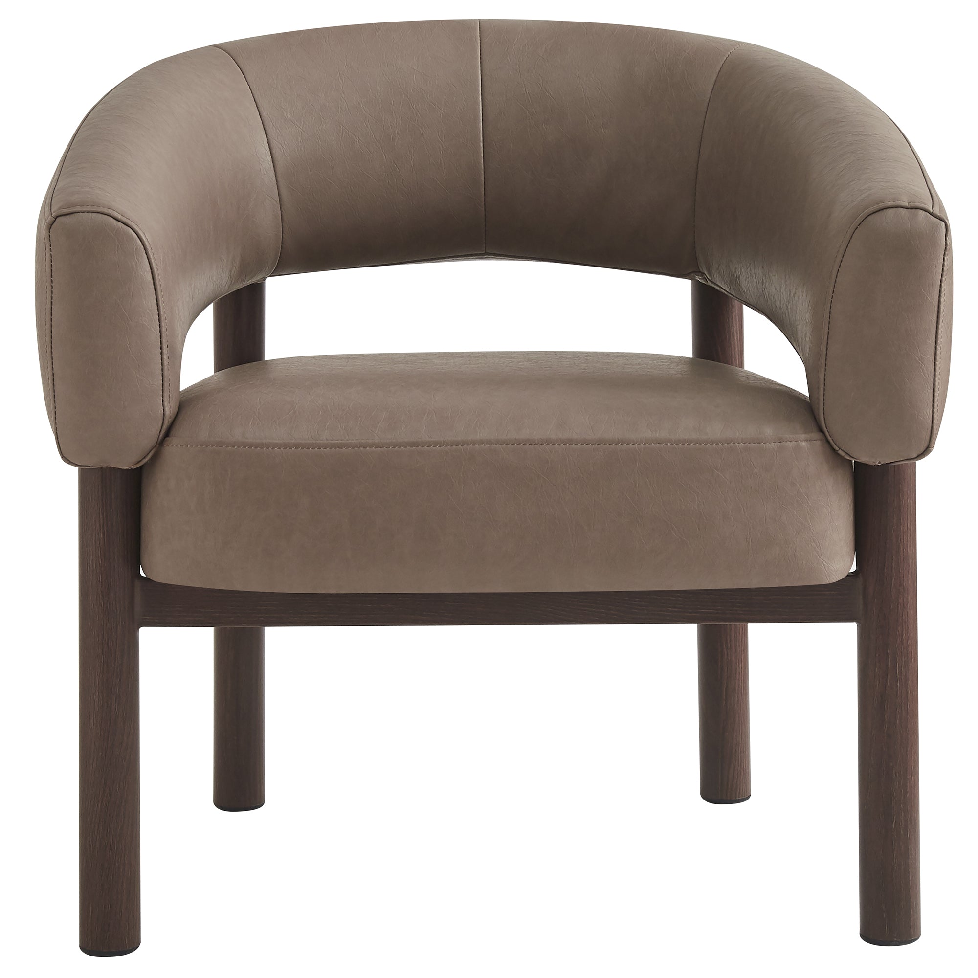 ALLEGRA-ACCENT CHAIR-DARK TAUPE