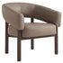 ALLEGRA-ACCENT CHAIR-DARK TAUPE