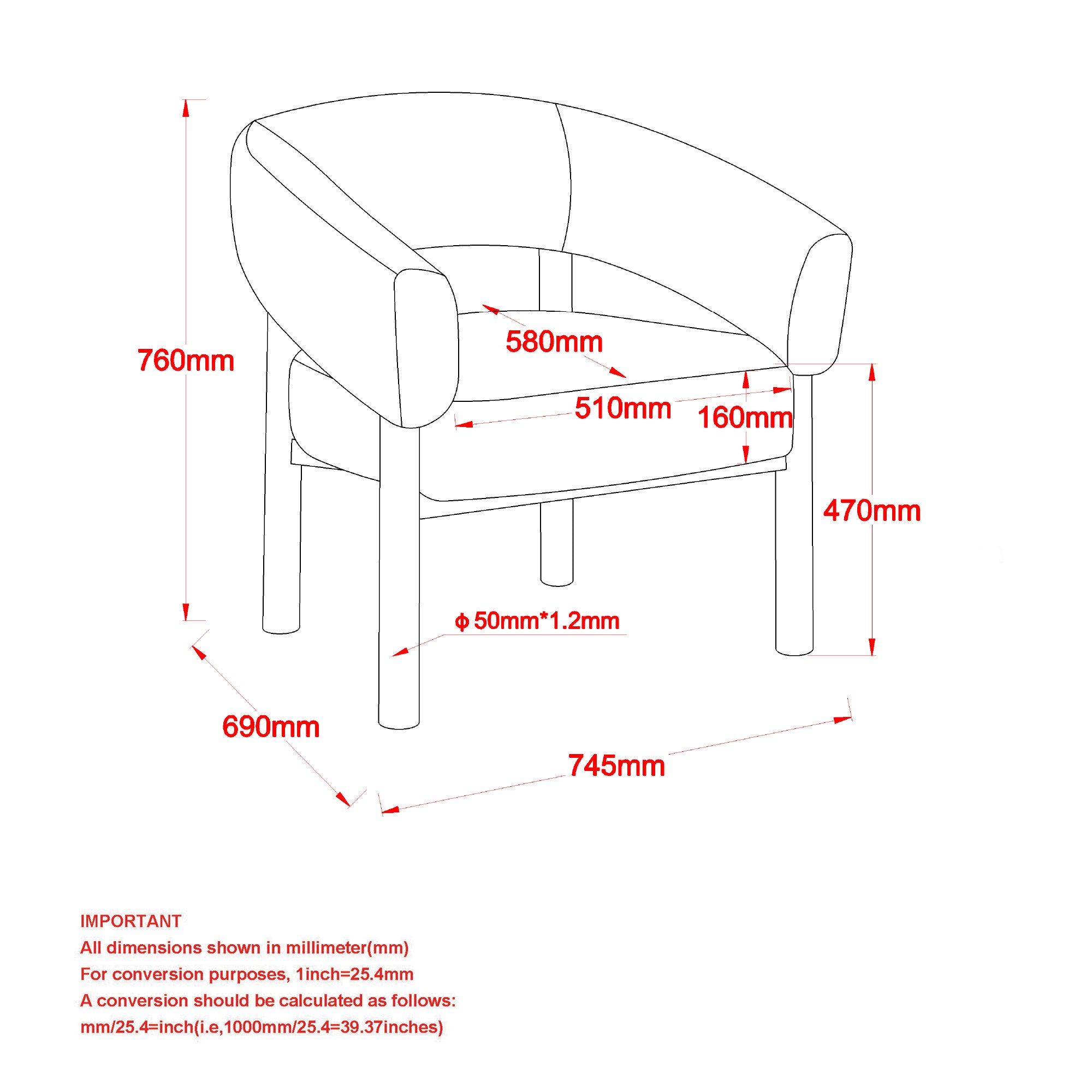 ALLEGRA-ACCENT CHAIR-DARK TAUPE