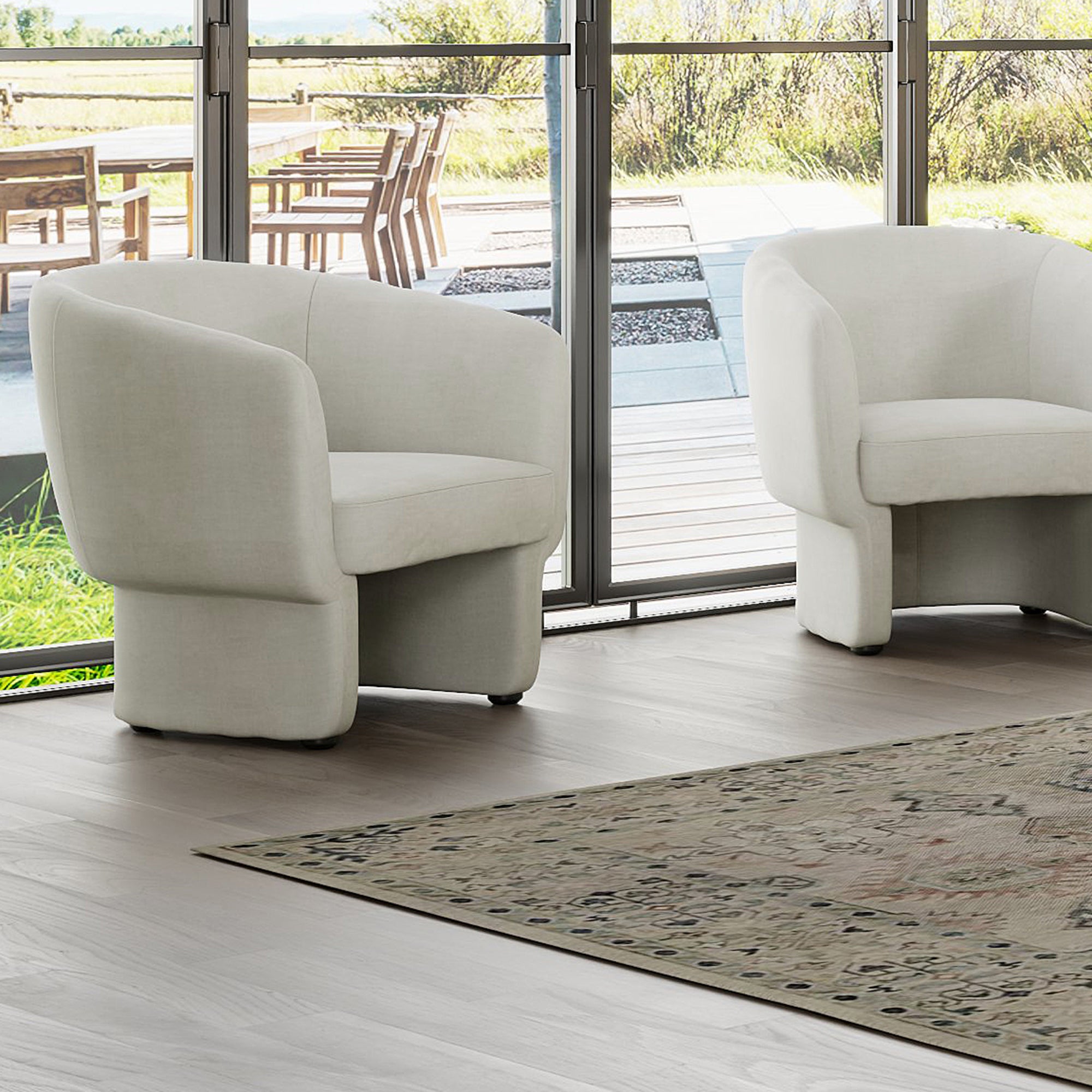 SHERI-ACCENT CHAIR-BEIGE