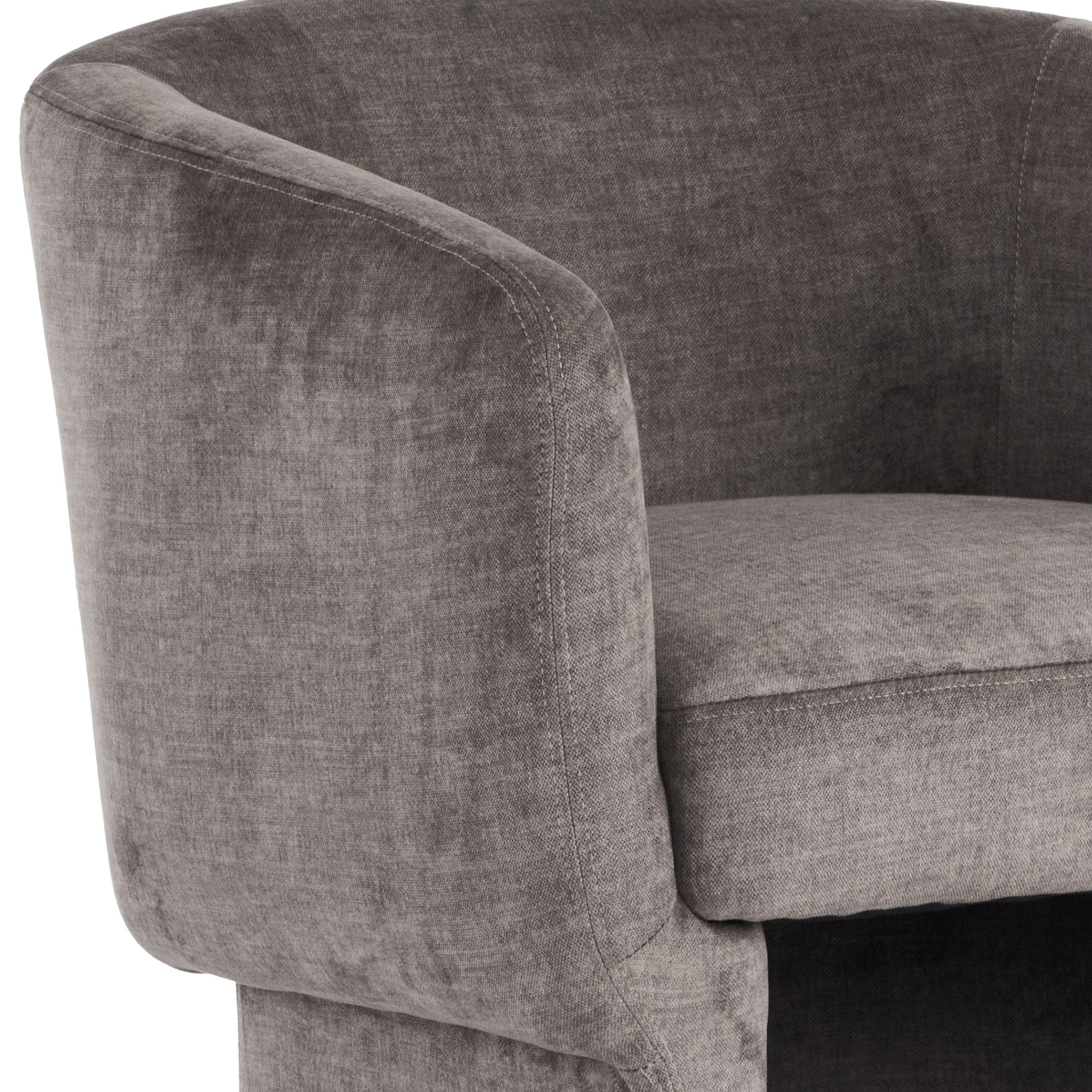 SHERI-ACCENT CHAIR-DARK TAUPE