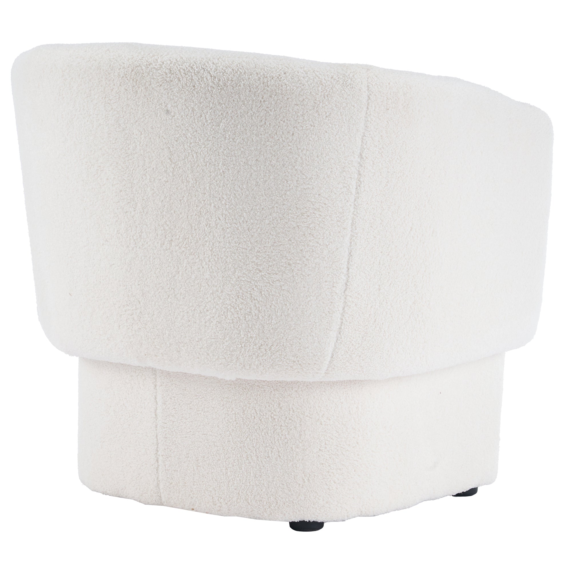 SHERI-ACCENT CHAIR-WHITE BOUCLE