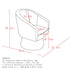 AGGIO-ACCENT CHAIR-IVORY