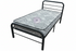PF-465 Platform Bed - EXTREMELY DURABLE, Black Metal, Made in Toronto