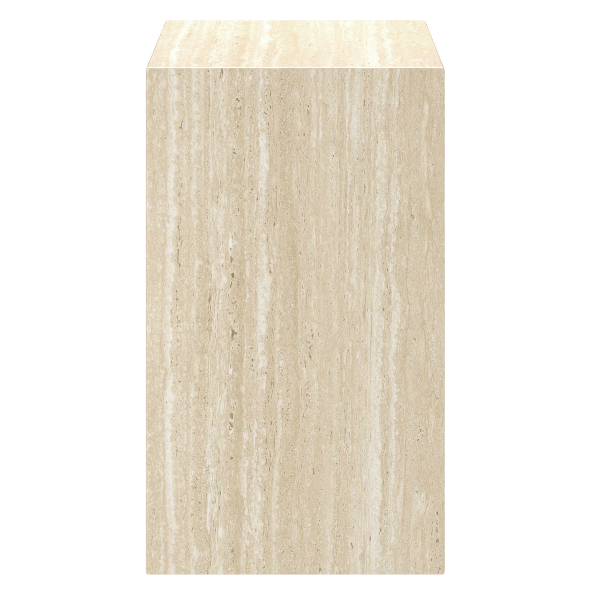 ARTEMIS-TALL ACCENT TBL-TRAVERTINE