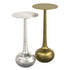 SYLAS-2PC ACCENT TABLE-ANTIQUE GOLD SILVER
