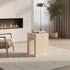 ATTICUS-ACCENT TABLE-TRAVERTINE