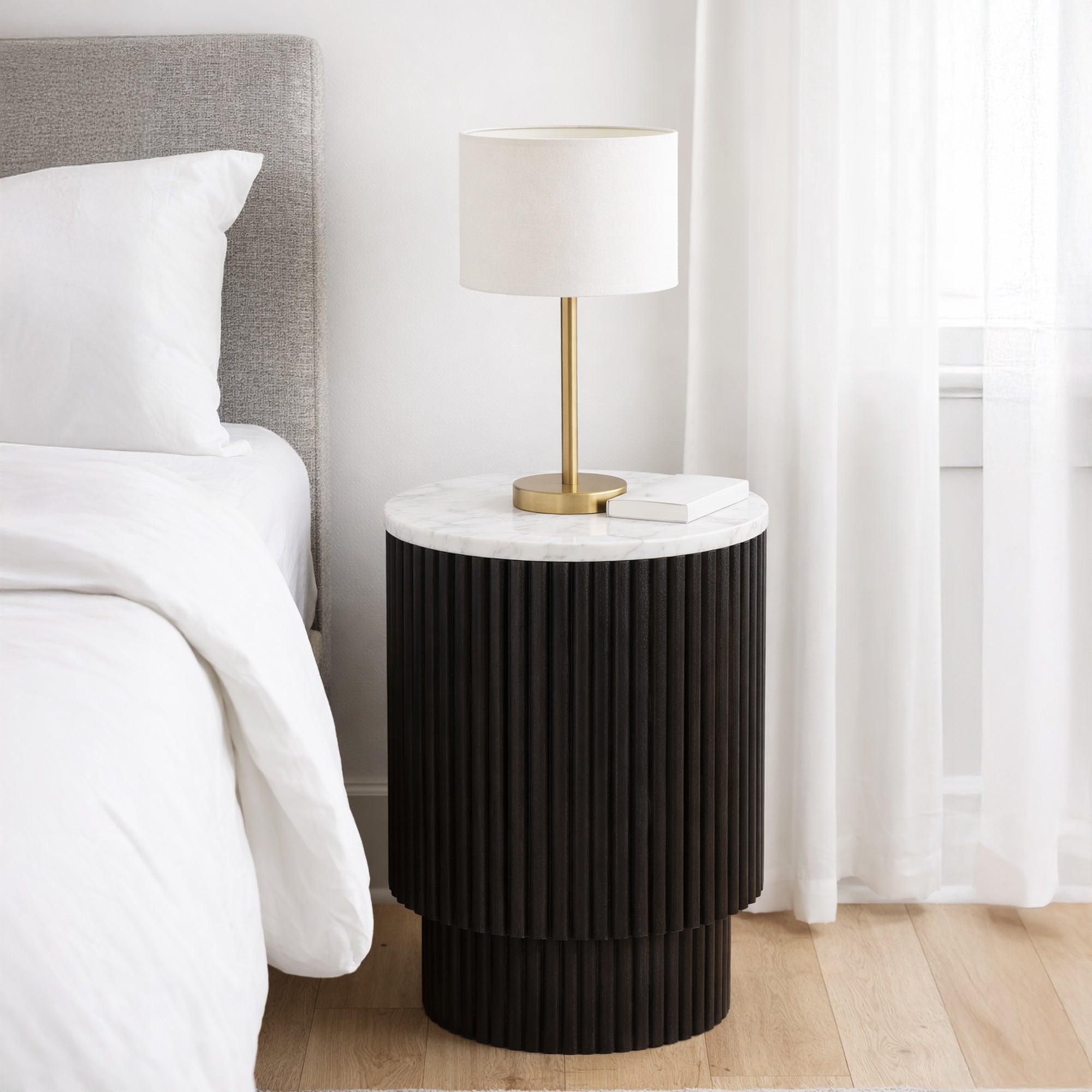 REYNA-ACCENT TABLE-BLACK