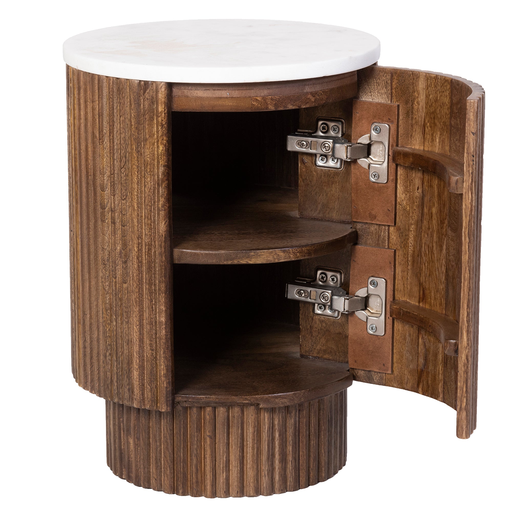 REYNA-ACCENT TABLE-WALNUT