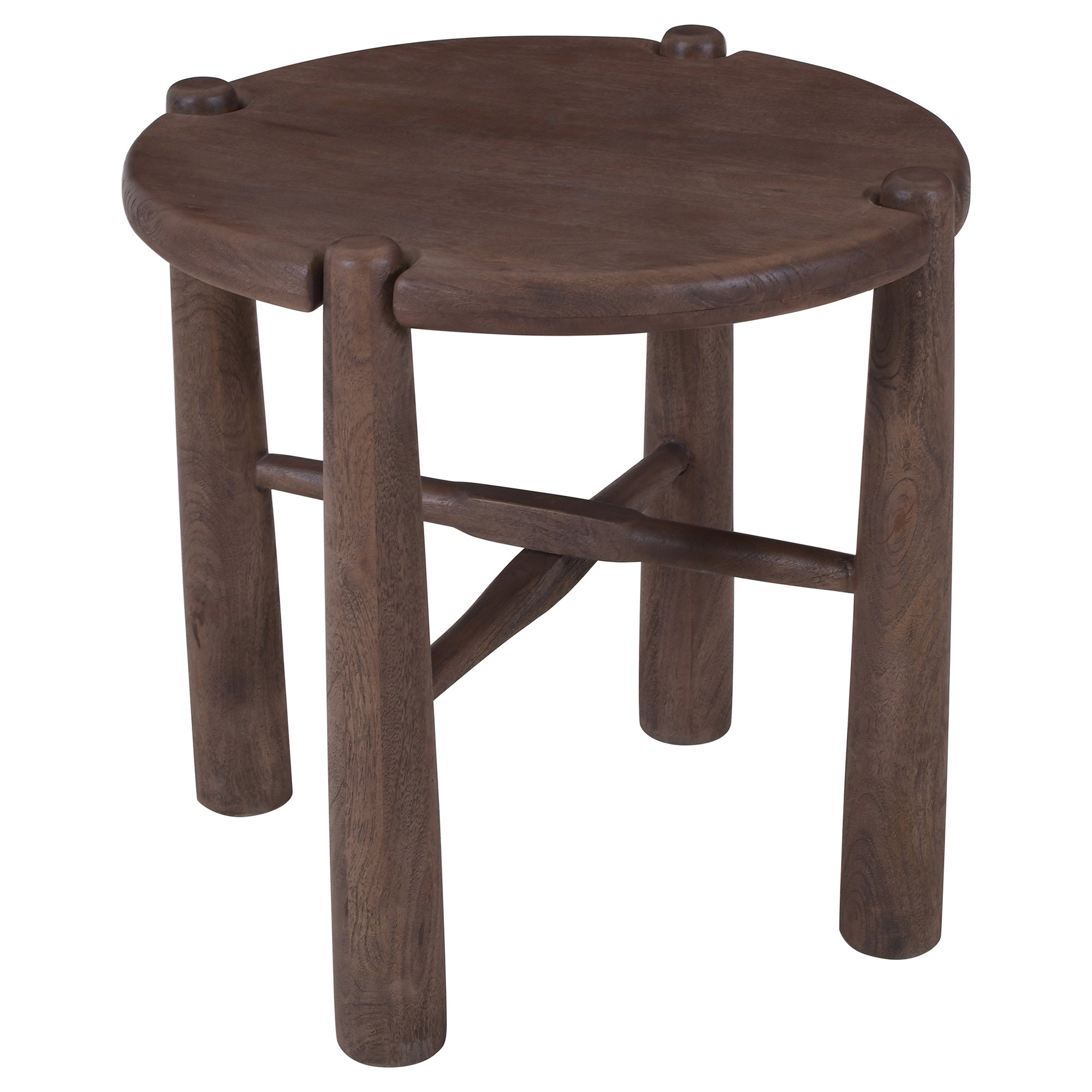 CARLYN-ACCENT TABLE-DARK WALNUT