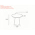 GALIO-ACCENT TABLE-WHITE