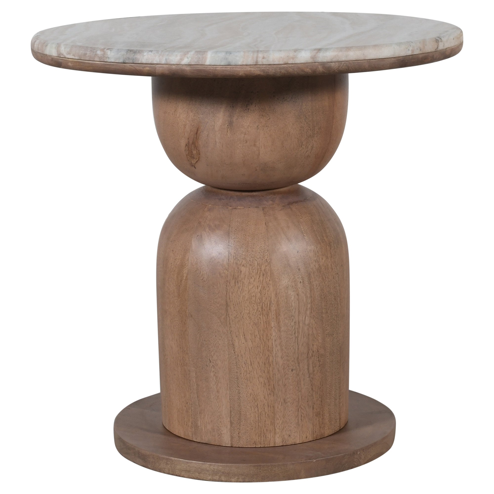 MARTINA-ACCENT TABLE-WALNUT