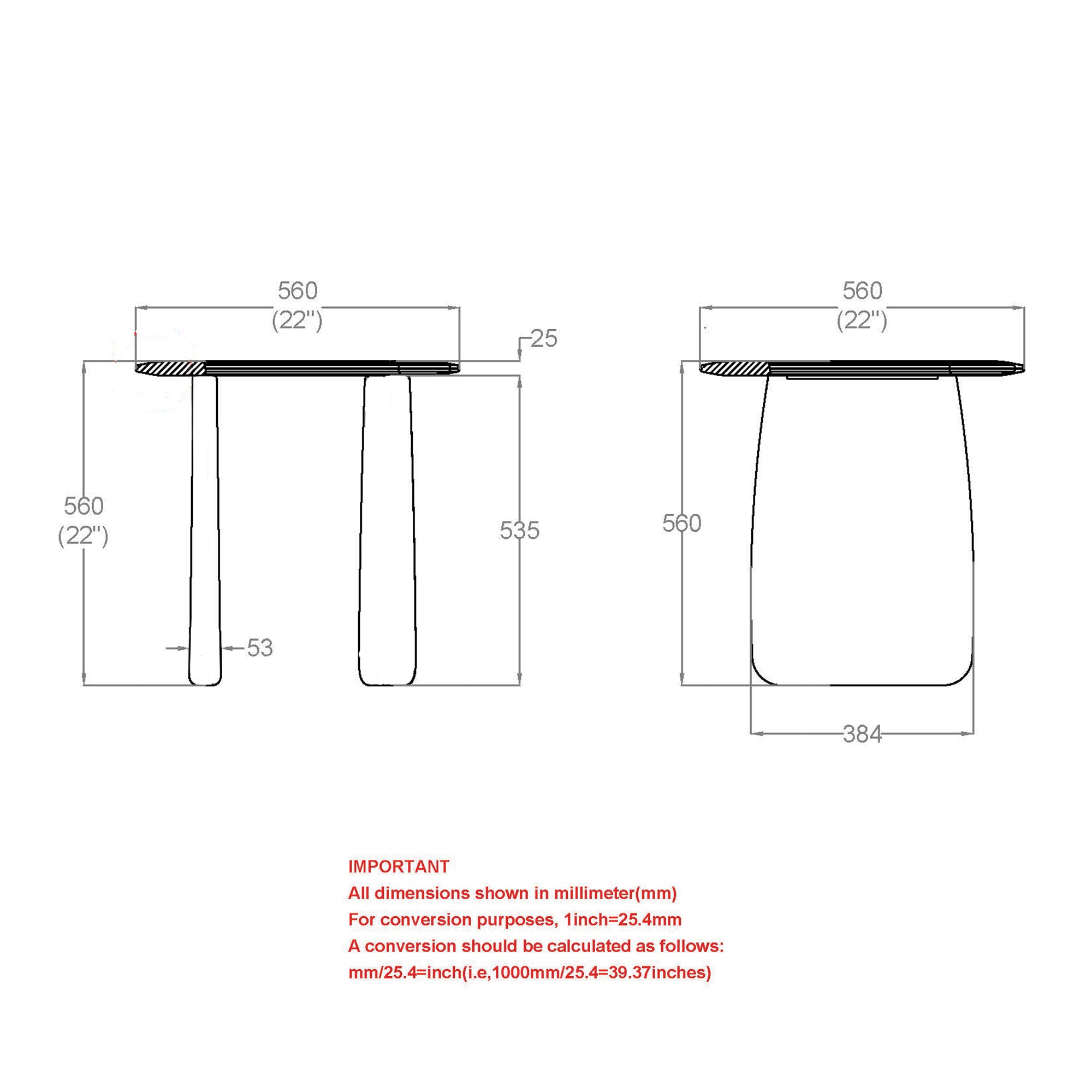 BAZUL-ACCENT TABLE-MOCHA