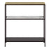 IZZY-CONSOLE TABLE-ANTIQUE GOLD BLACK