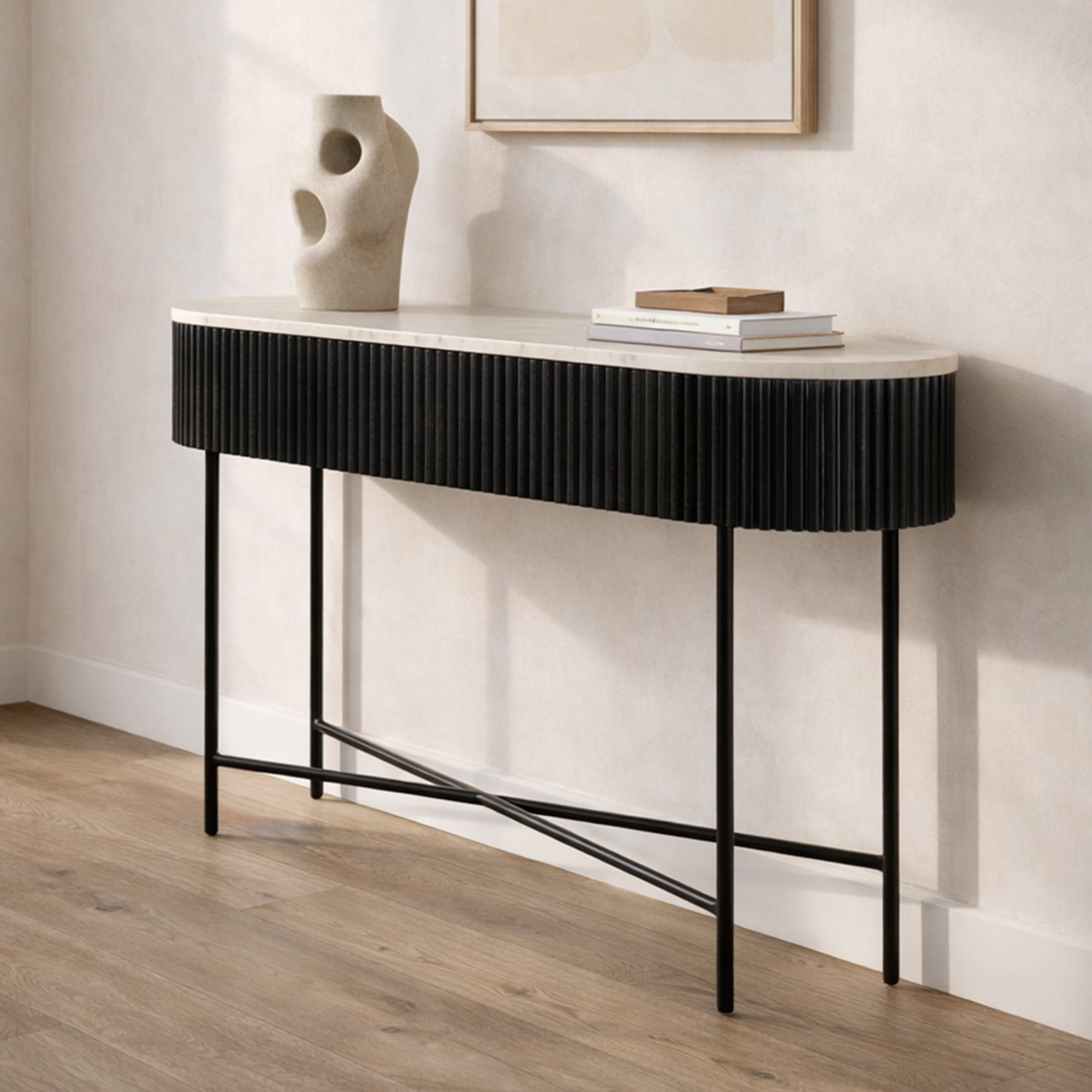 REYNA-CONSOLE TABLE-BLACK