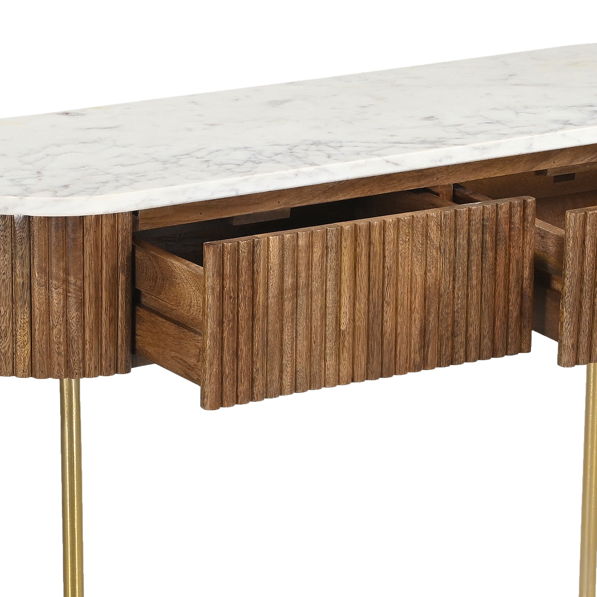 REYNA-CONSOLE TABLE-WALNUT