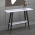EMERY-2TIER CONSOLE TABLE-WHITE