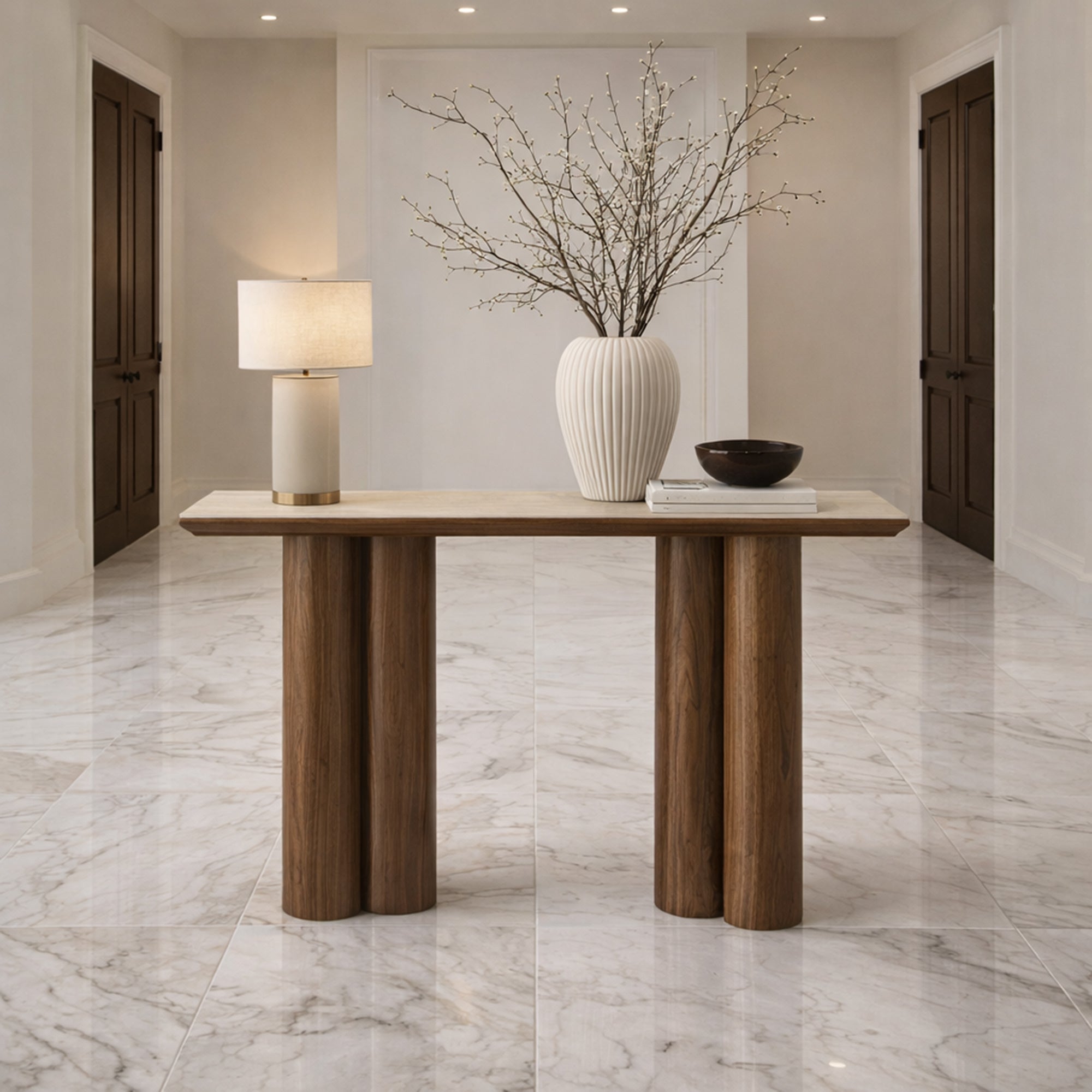 SEATON-CONSOLE TABLE-WALNUT