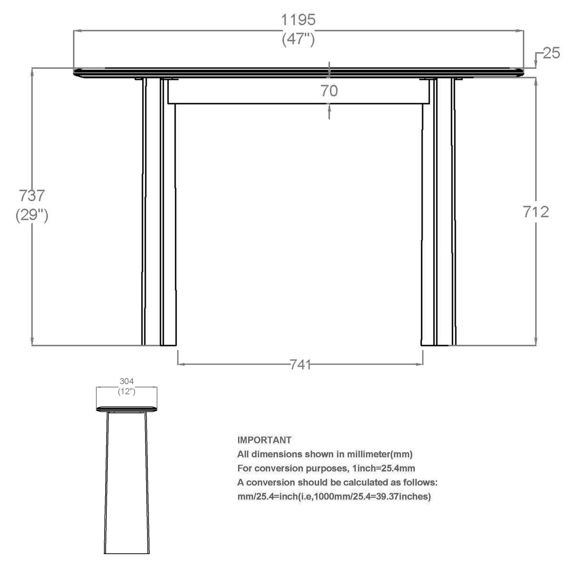 BAZUL-CONSOLE TABLE-MOCHA