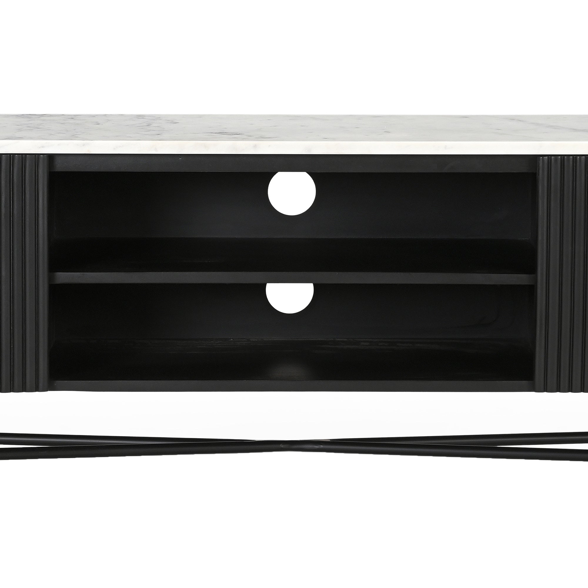 REYNA-MEDIA CABINET-BLACK
