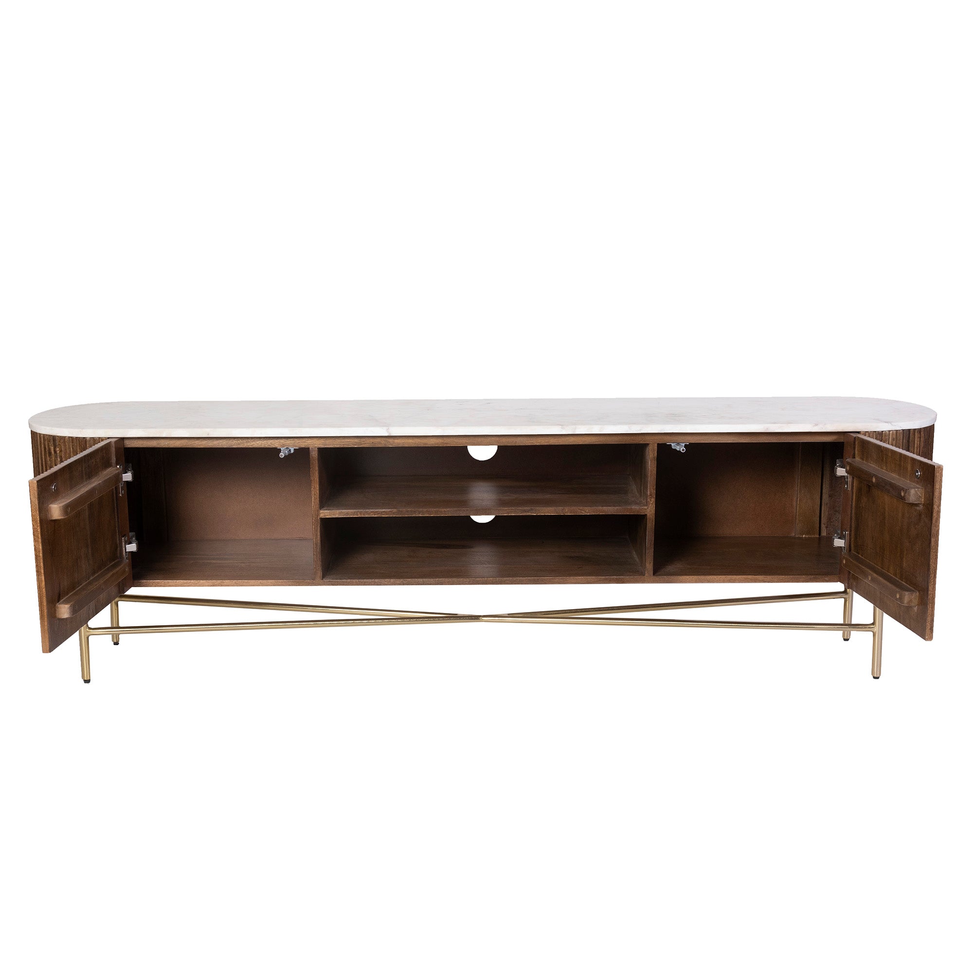 REYNA-MEDIA CABINET-WALNUT