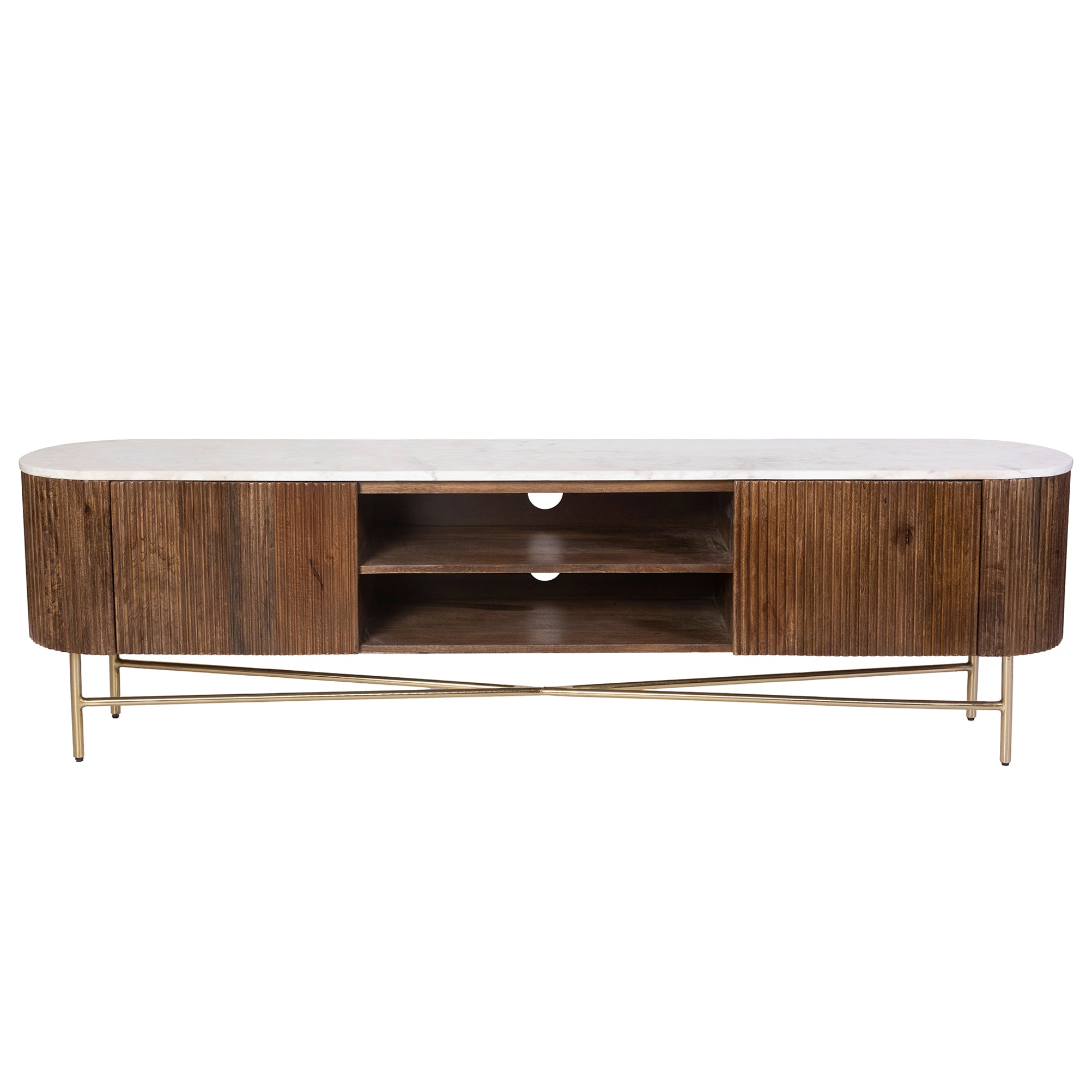 REYNA-MEDIA CABINET-WALNUT