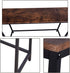 Console Table Rustic Brown Top - JL Console BR