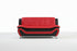 BOL "AUCKLAND" Sofa,  Red+ Black, Faux Leather, Chrome Legs