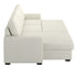 ALFONSO-R/L/H SECT W/BED+STOR,93.125"-BEIGE
