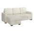 ALFONSO-R/L/H SECT W/BED+STOR,93.125"-BEIGE