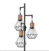 JL 0414 Dimmable Farmhouse Standing Lamp, 3 Bulb Decorative Style