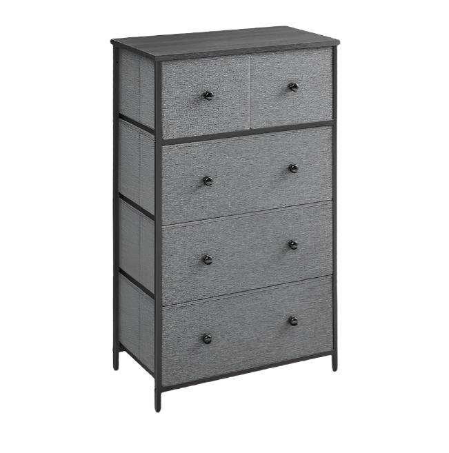 Fabric chest with 5 Drawers, Metal Frame- JL 5 Chest