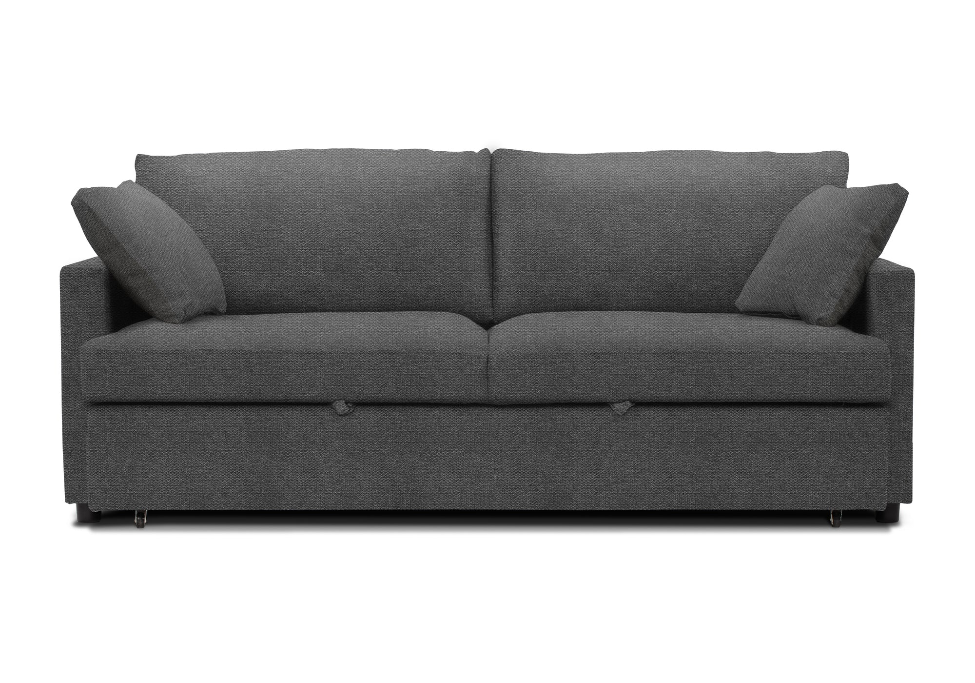 MN-128224G18    Sleeper Sofa, 78" Length, Convertible Sofa Bed, Dark Grey Fabric, Contemporary, Modern