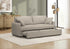 MN-138224G31    Sleeper Sofa, 78" Length, Convertible Sofa Bed, Light Beige Fabric