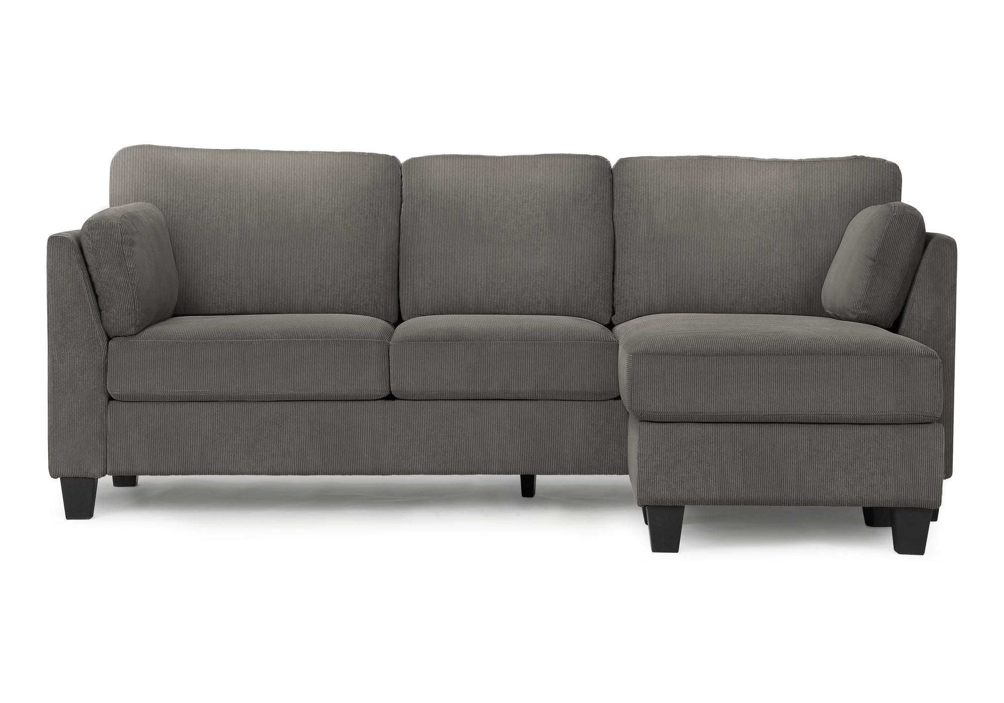 MN-148714D15    Sofa Lounger, Chaise Lounge, Upholstered, Grey Fabric