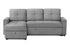 MN-T118A14L08    Sleeper Sofa, 90" Length, Convertible Sofa Bed, Storage Chaise, Light Grey Fabric, Transitional