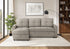 MN-T118A14L31    Sleeper Sofa, 90" Length, Convertible Sofa Bed, Storage Chaise, Light Brown Fabric, Transitional