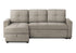 MN-T118A14L31    Sleeper Sofa, 90" Length, Convertible Sofa Bed, Storage Chaise, Light Brown Fabric, Transitional
