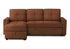 MN-T118A14L44    Sleeper Sofa, 90" Length, Convertible Sofa Bed, Storage Chaise, Rust Fabric, Contemporary, Modern