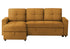 MN-228A14L68    Sleeper Sofa, 90" Length, Convertible Sofa Bed, Storage Chaise, Orange Fabric