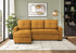 MN-228A14L68    Sleeper Sofa, 90" Length, Convertible Sofa Bed, Storage Chaise, Orange Fabric