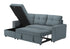 MN-T11A8A14L83    Sleeper Sofa, 90" Length, Convertible Sofa Bed, Storage Chaise, Light Blue Fabric, Transitional
