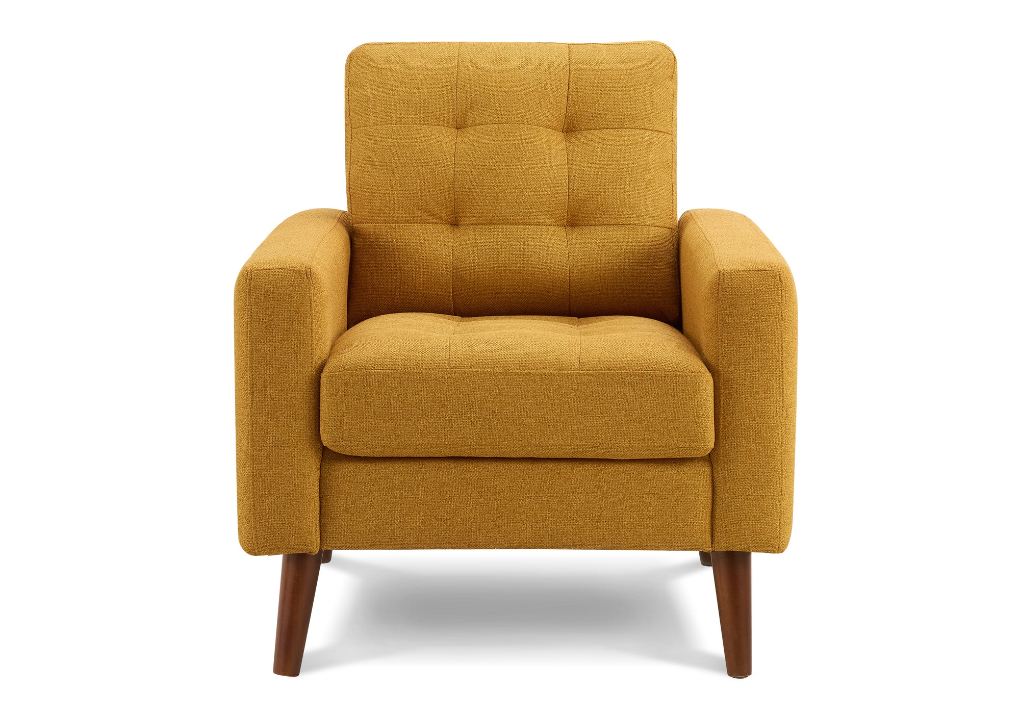 MN-278J11L68    Chair, 31" Wide, Upholstered, Accent Chair, Orange Fabric, Mid Century
