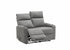 MN-758M12019    Reclining Love Seat, 50" Wide, 2 Seater, Upholstered, Small, Dark Grey Fabric, Contemporary