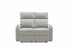 MN-768M12031    Reclining Love Seat, 50" Wide, 2 Seater, Upholstered, Small, Light Grey Fabric, Contemporary