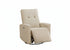 MN-818P11106    Reclining Chair, Swivel, Glider, Upholstered, Usb Ports Included, Small, Beige Fabric, Contemporary, Modern