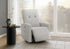 MN-828P11451    Reclining Chair, Swivel, Glider, Upholstered, Usb Ports Included, Small, Light Grey Fabric, Contemporary