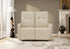 MN-838P12106    Reclining Love Seat, Power Recliner, 2 Seater, 50" Wide, Small, Usb Port Included, Upholstered, Beige Fabric, Contemporary, Modern