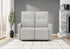 MN-848P12451    Reclining Love Seat, Power Recliner, 2 Seater, 50" Wide, Small, Light Grey Fabric, Contemporary