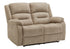 MN-L908P22406    Reclining Love Seat, Power Recliner, 2 Seater, 50" Wide, Small, Usb Port Included, Upholstered, Beige Fabric, Transitional